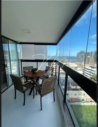 Apartamento Mobiliado com Vista Mar | 2 Quartos | Varanda | Piscina | Zona Sul