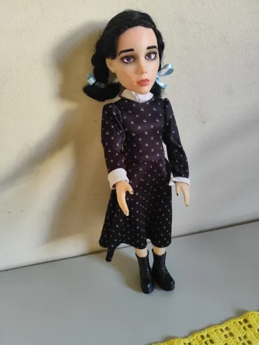 Boneca wandinha -wednesday Adams baby brink