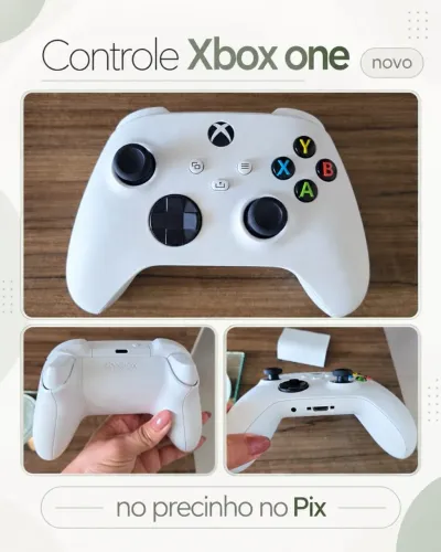 Controle Xbox Series X|S / Xbox One / PC Branco