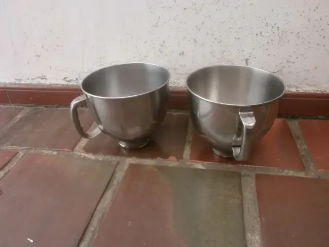 tigela de inox da batedeira - kitchenaid 