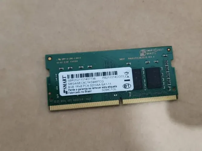 Memória RAM 8GB DDR4 3200MHz para Notebook SO-DIMM SMART