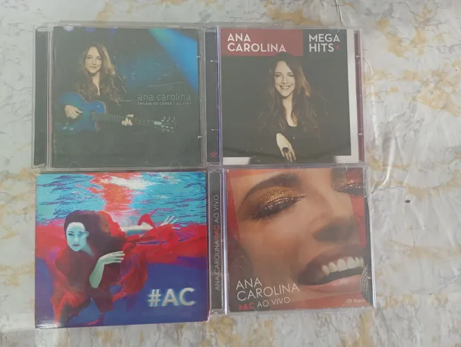 Coleção Cds e dvds Ana Carolina 