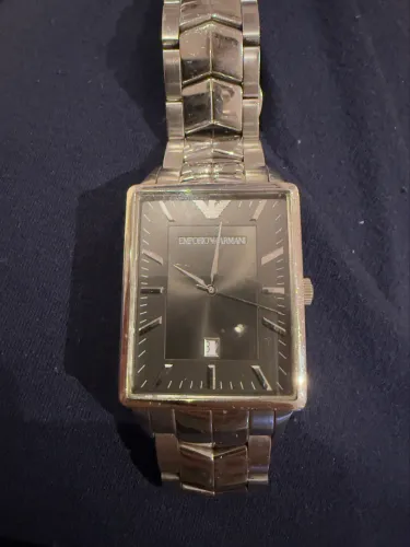 Emporio Armani Classic Rectangle Referência: AR-0484