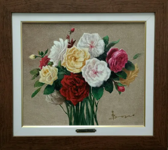 Pintura Óleo Sobre Tela 30x35cm Irisney Bosco