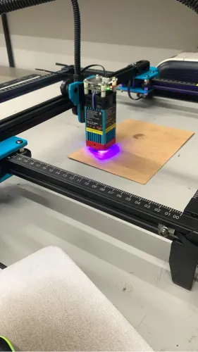 Maquina laser + rolo two trees tts55