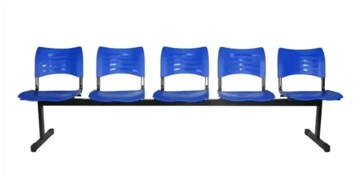 Longarina 5 lugares polipropileno AZUL 