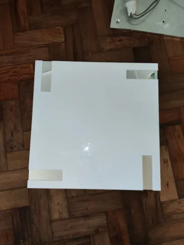 Luminária teto plafon com difusor (4 lâmpadas) 