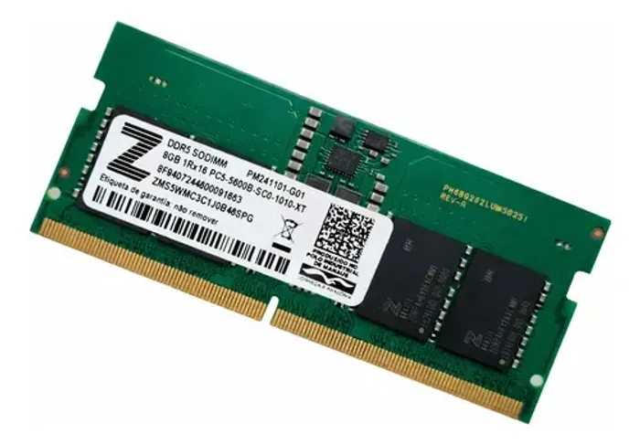 Memoria Ram notebook ddr5 8gb  4800 MHz