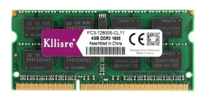Memória Ram Sodimm 4gb Ddr3 1333mhz Kllisre Notebook