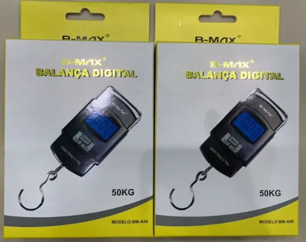 Balança Digital de Mala Pescaria Até 50Kg - Entrega Grátis