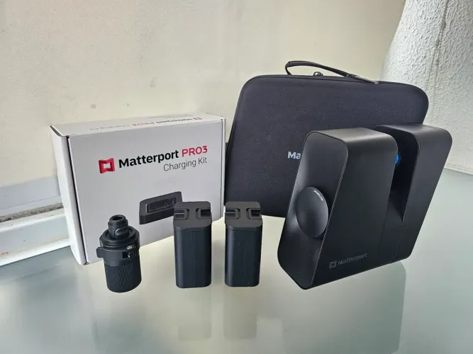 Câmera MATTERPORT PRO 3 MC300 LIDAR LASER NÚVEM DE PONTOS MEDIDAS C/PRECISÃO