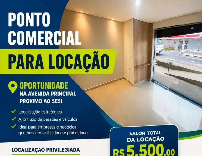 ALUGO PONTO COMERCIAL