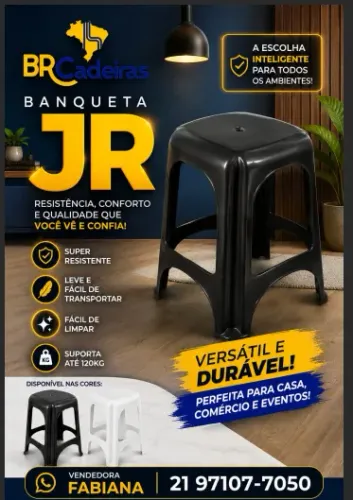 Banqueta plastica