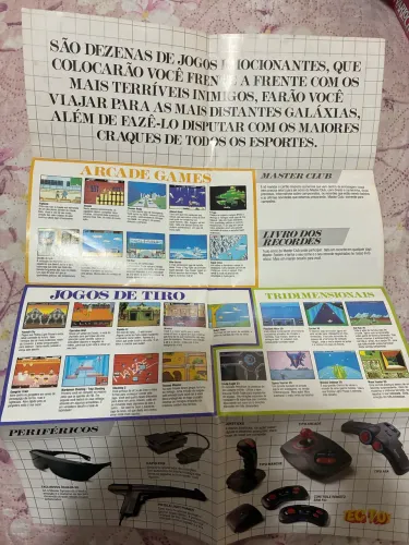 Catálogo Original Master System II - TecToy / Master Club