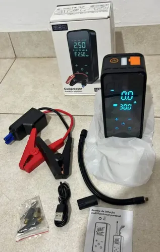 Auxiliador de partida e compressor de ar