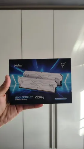 Memória ram netac ( 3200 mhz cl16 ) ( 2x8 )