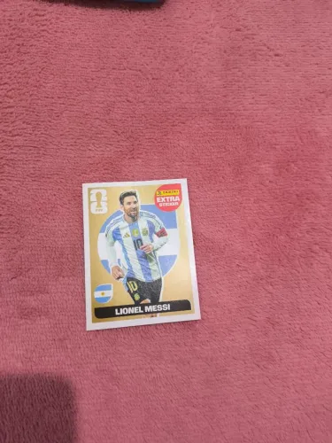 Messi ouro figurinha