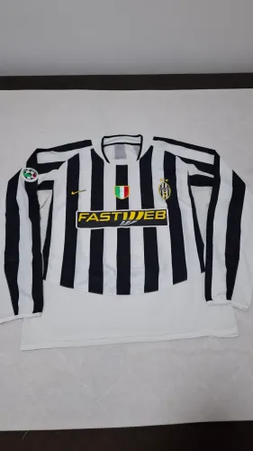 Juventus 2003 2004 Nedved 11 manga longa GG da época 