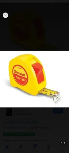 Trena de bolso resistente 8m/26'mmPol Starret