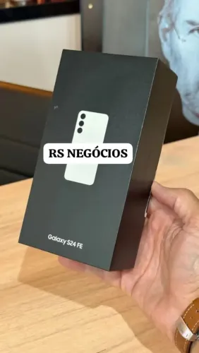 S24 FE 5G 128gb, Lacrado + NF (Até 12x) 
