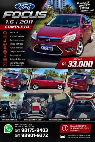 Ford Focus 1.6 S/se/se Plus Flex 8v/16v 5P 2011