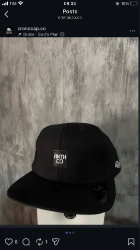 Boné premium Anth Co *NOVO*