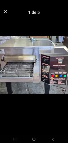 Forno industrial  de esteira para pizza