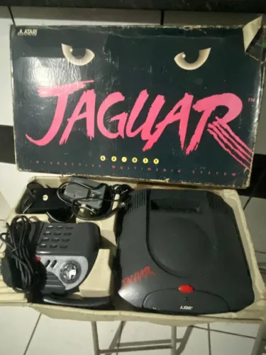 Console Atari Jaguar 64 Bits Na Caixa Original
