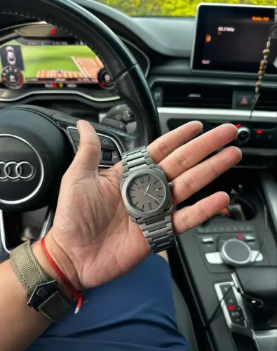 Relógio bvlgari chumbo 