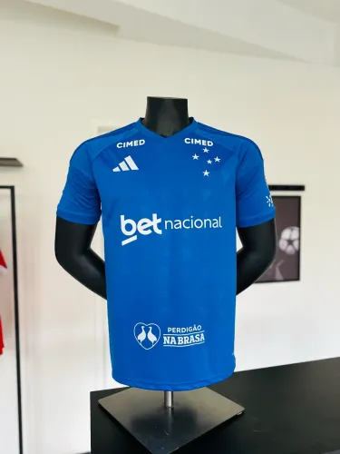 Camisa Cruzeiro Full Patrocínio- Libertadores