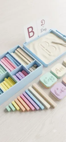 Kit Sensorial Traço & Conta ? Alfabetização e Matemática de forma lúdica