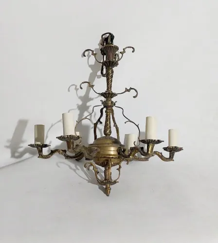 Lustre Bronze Luiz XV