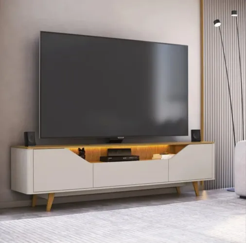 Rack cooper 2.20cm C/detalhe em led novo a pronta entrega