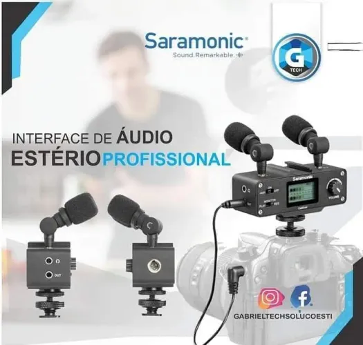Interface de Áudio Saramonic Caramixer