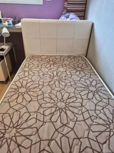 CAMA solteiro infantil padrão com encosto