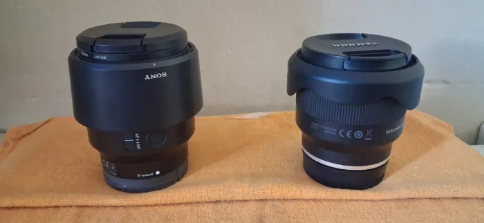 lentes para sony E-mount 85 e 24 mm