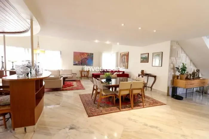 Cobertura de alto padrão de aproximadamente 436m² à venda 4 quartos, 2 suítes, 5 vagas S