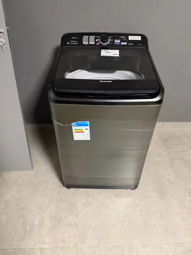 Máquina de lavar Panasonic preto