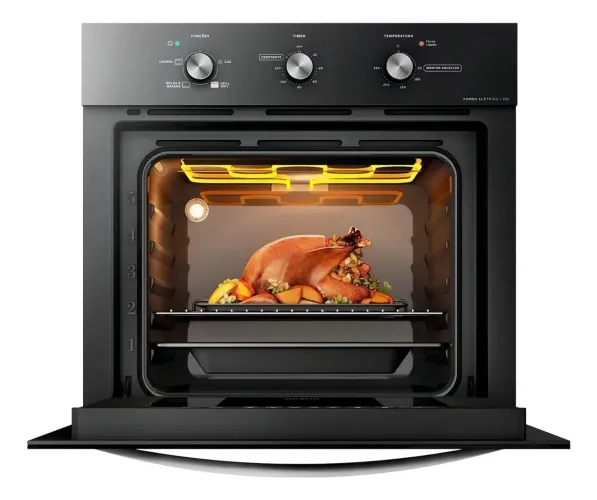  Forno de Embutir Esmaltec 71L na caixa, Frete Grátis 