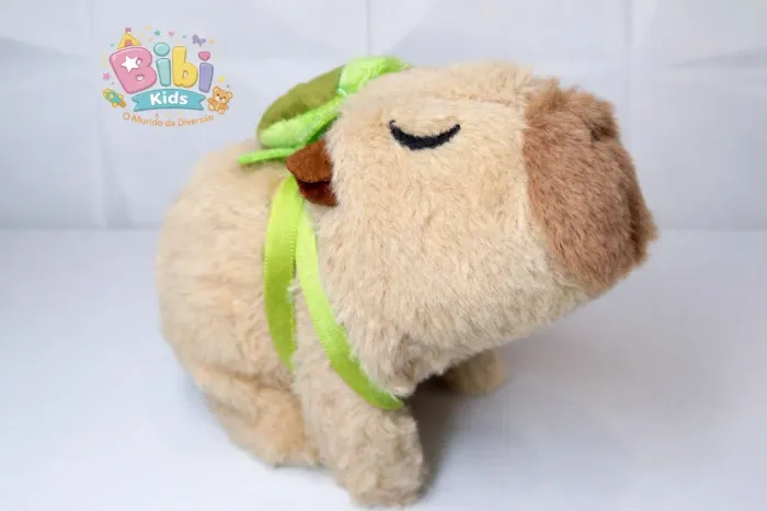 BRINQUEDO CAPIVARA ELETRONICA ANDA COM SOM E ACENDE LUZ