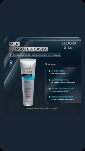 Shampoo Anti-caspa SiaGe MEN Eudora