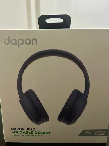 Fone De Ouvido Headphone Dapon H02D Bluetooth 5.1 Over-ear 22h Azul