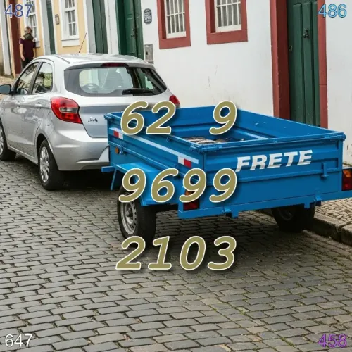 Frete em Goiânia: Mudanças e Descartes de Materiais! Atendimento rápido!
