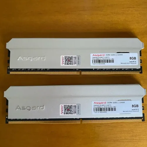 16GB Memória RAM (2X8) 3200Mhz