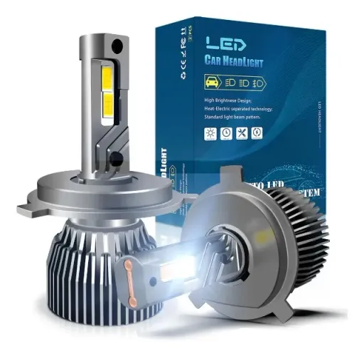 Lâmpadas De Led H1 H4 Par Carro Farol Ultra Led 6500k
