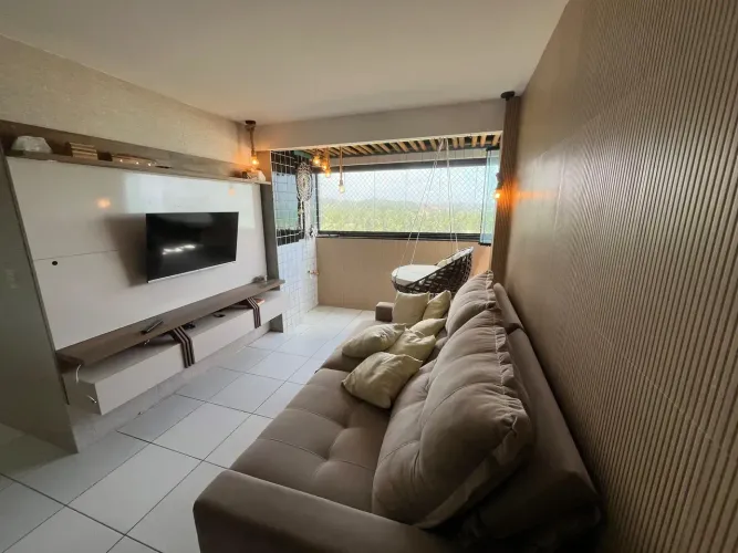 Apartamento para aluguel 2 quartos mobiliado beira mar de Guaxuma