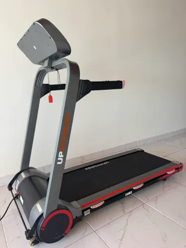 Esteira Upfitness Polishop Runner - 16 km/h, Inclinação Ajustável e Som Integrado