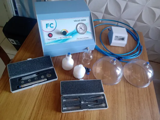 Aparelho vácuo endermo facial e corporal pulsado 