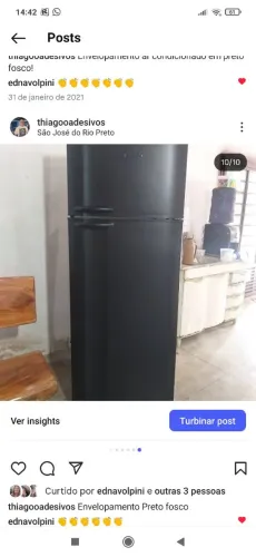Envelopamento de Geladeiras Freezers em geral