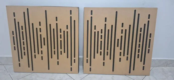 Painel acústico MDF c espuma
